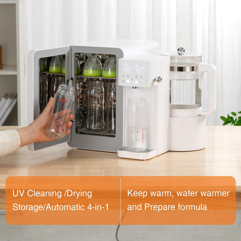 BRBLUERISE UV cleaning cycle inside an 8L cabinet