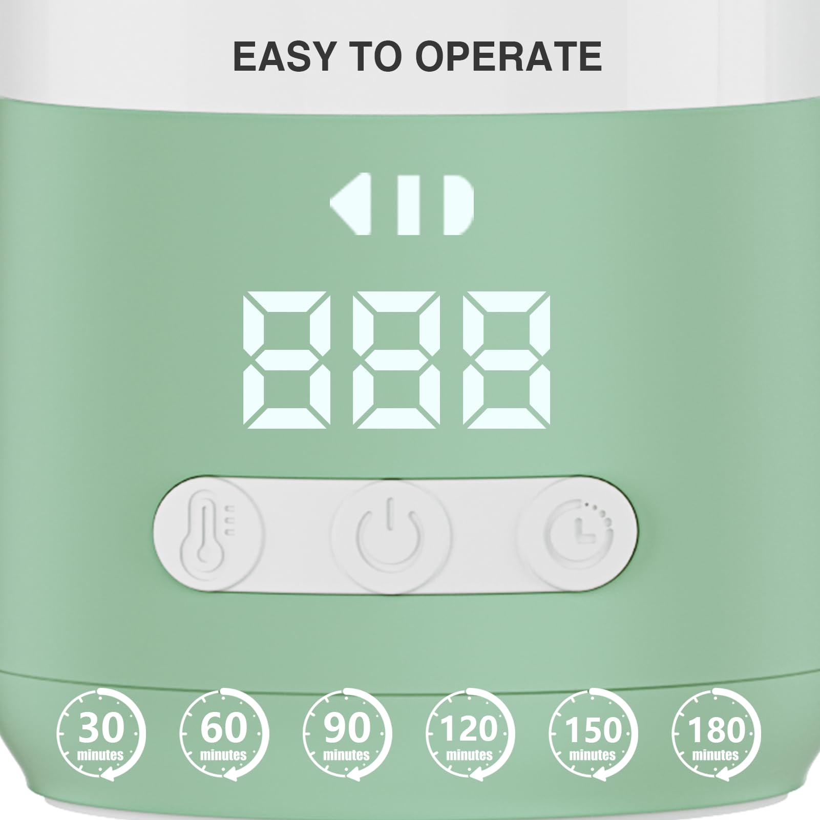 BRBLUERISE wireless design frees you from outlets during trips