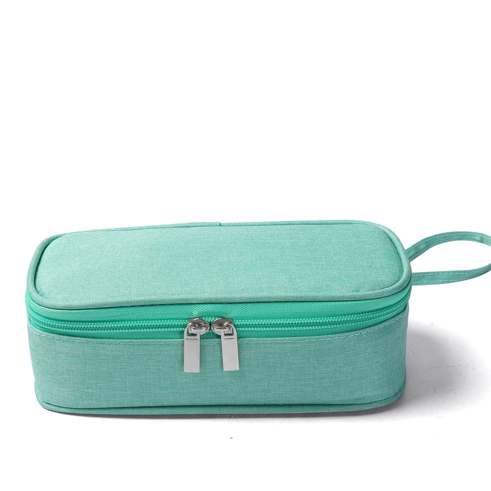 Breastmilk cooler bag green pump bag fit—design complements pumping equipment and travel