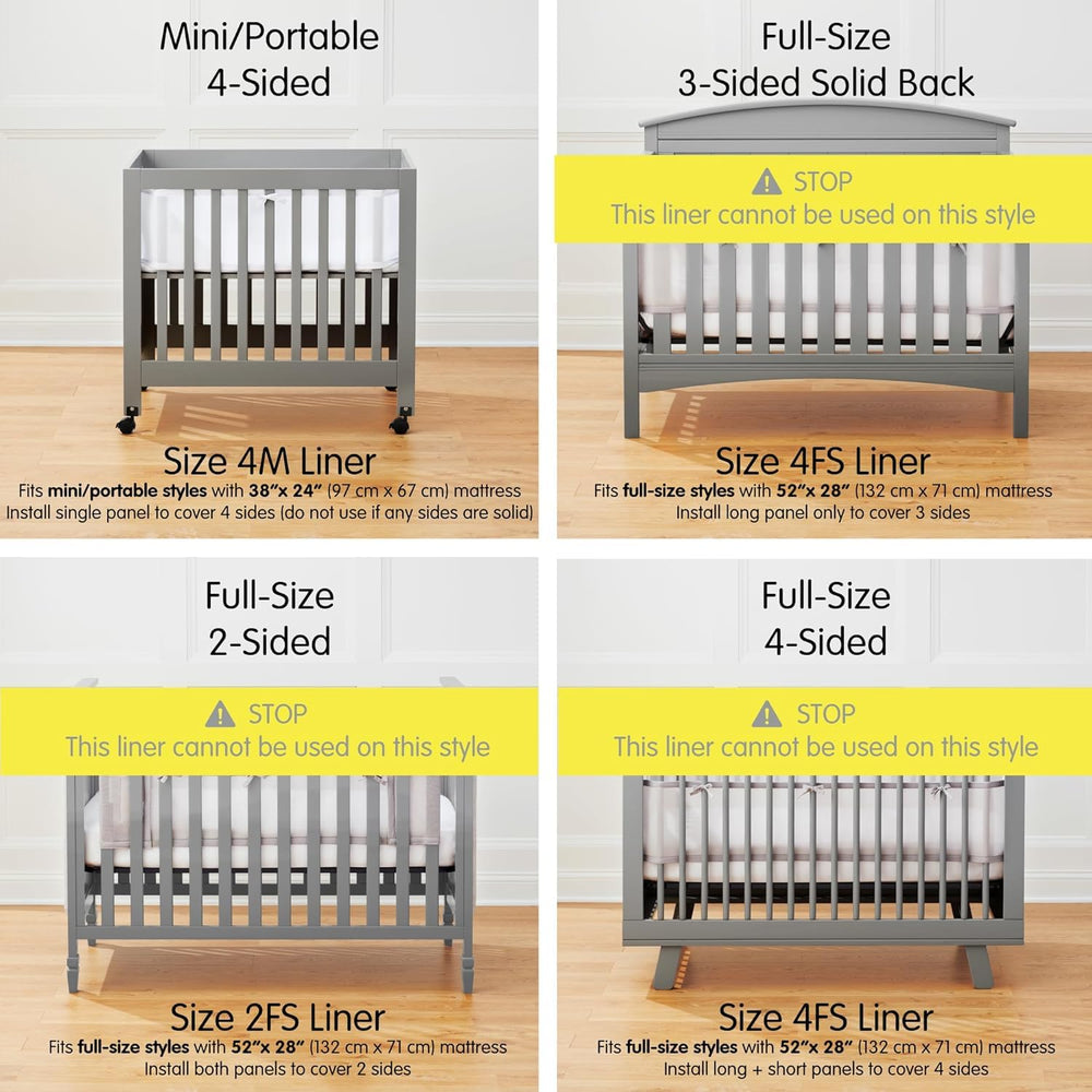 BreathableBaby 4mm deluxe mesh detail highlights light-blocking and airflow benefits.
