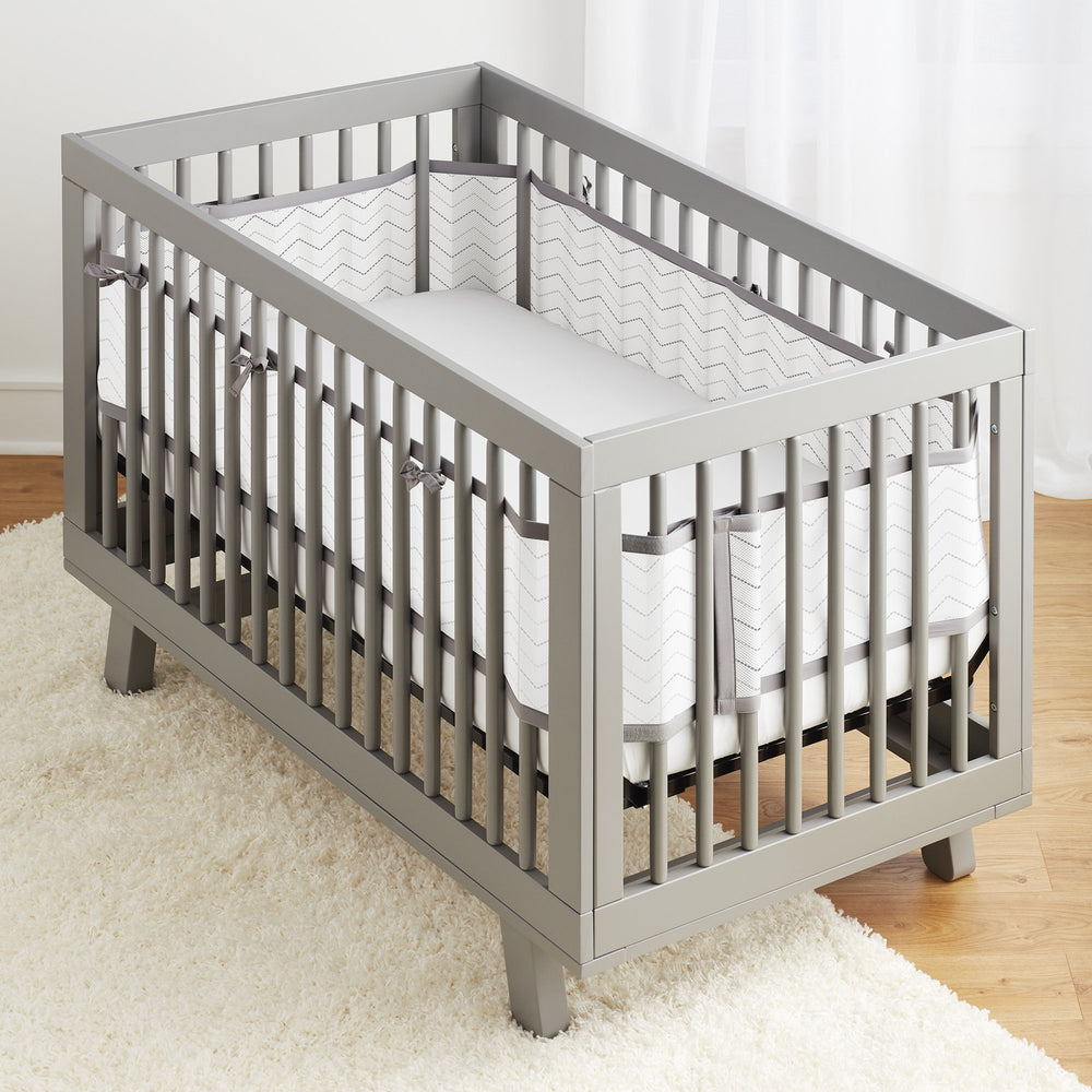 BreathableBaby 3mm mesh detail highlights air channel technology for safer sleep