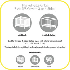 BreathableBaby mesh liner in Sand Beach color adds calm nursery feel