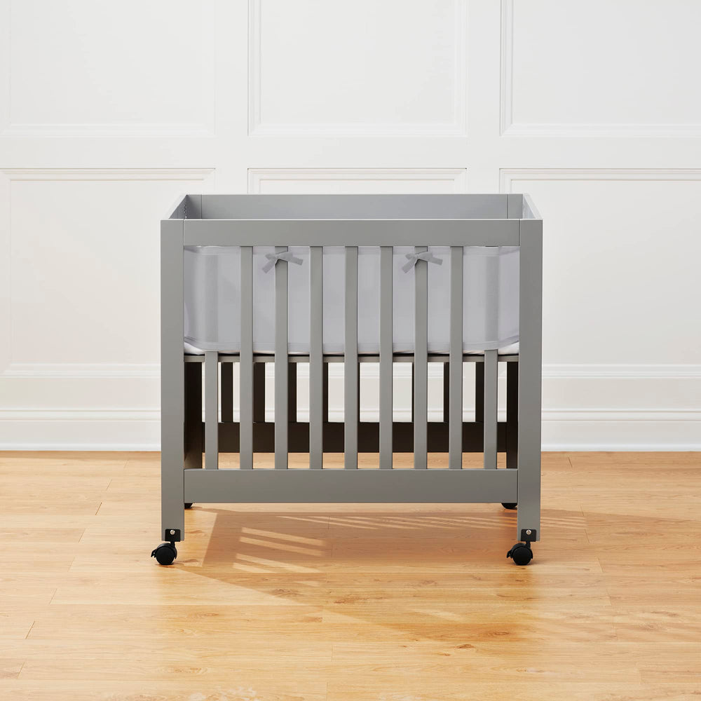 BreathableBaby liner in-use shows airflow and safety.