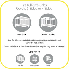 BreathableBaby safety-tested liner meets ASTM F1917 standards for infant bedding.