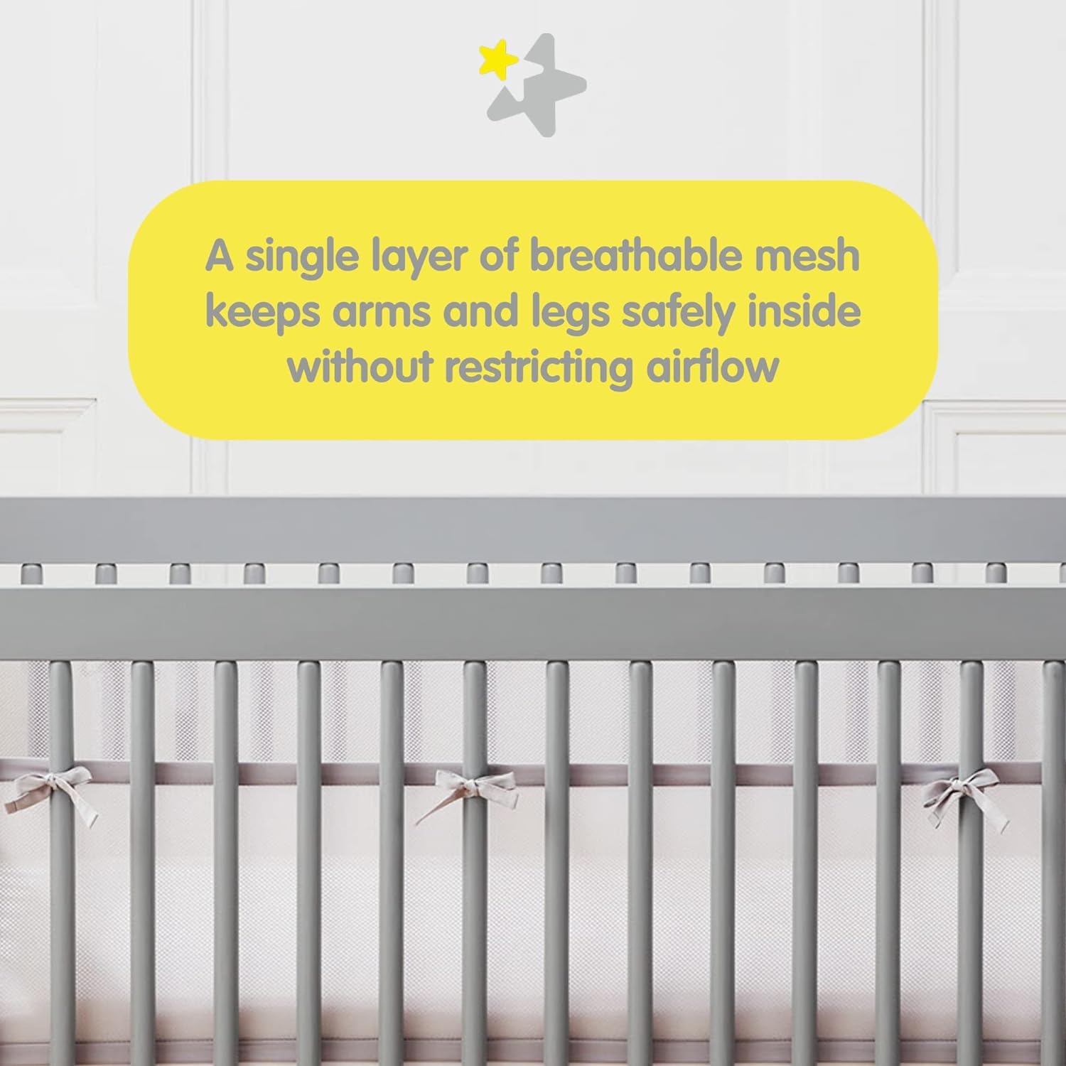 BreathableBaby safety-tested with ASTM F1917 verification for trusted mini crib protection.