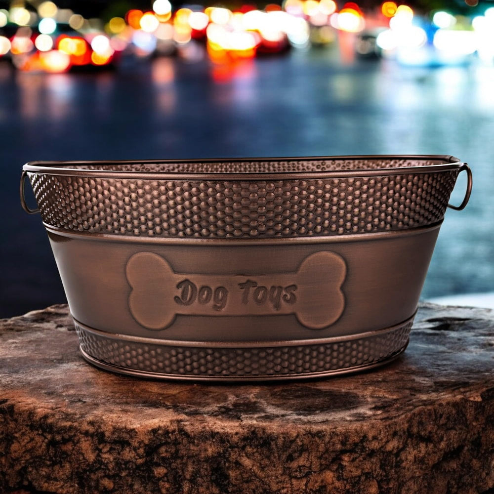 BREKX bone-design container helps maintain a neat, stylish pet space.