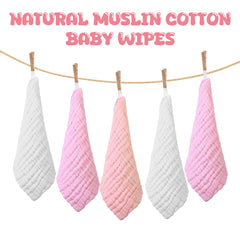 Breling 6-layer muslin wipe emphasizes durable, soft cloth that becomes gentler after washing.