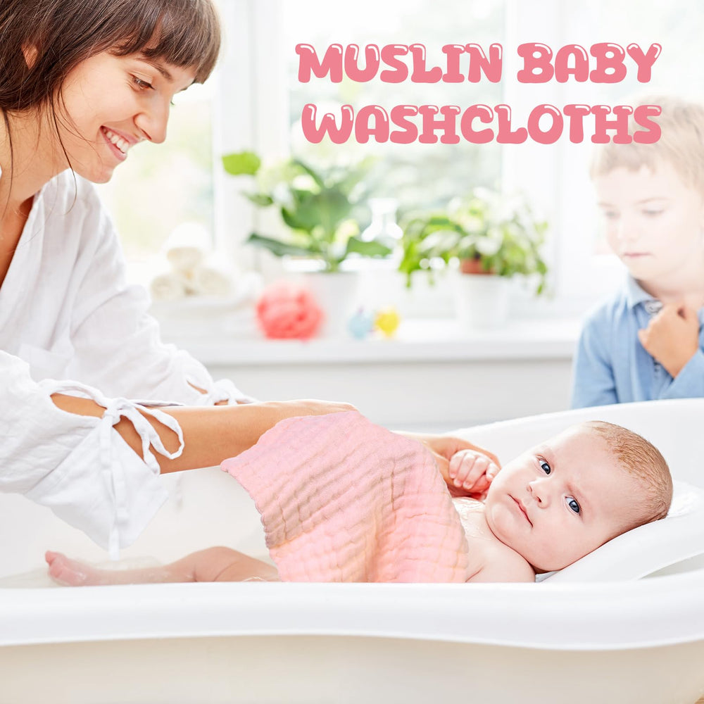 Breling baby face cloth and burp cloth set ready for gentle skincare and feeding sessions.