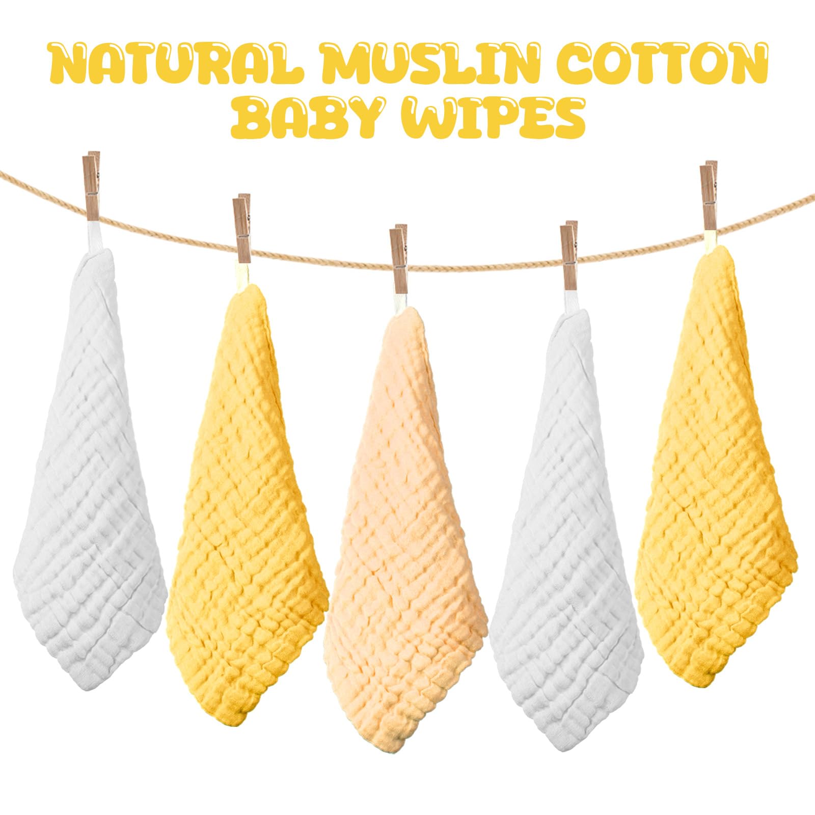 Breling baby muslin washcloth bath time image shows soft texture for bath routines.