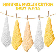 Breling baby muslin washcloth bath time image shows soft texture for bath routines.