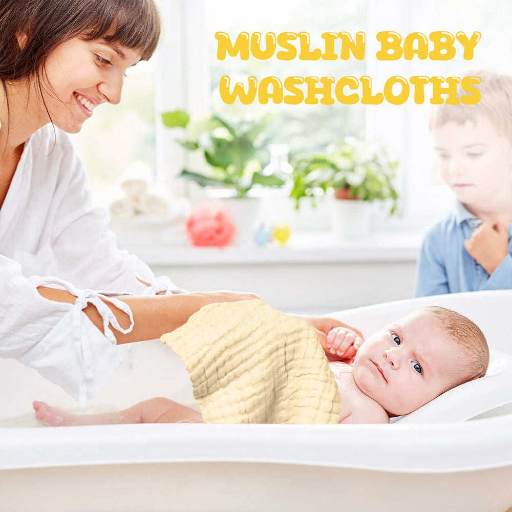 Breling baby muslin washcloth face care use highlights versatile daily wipe.