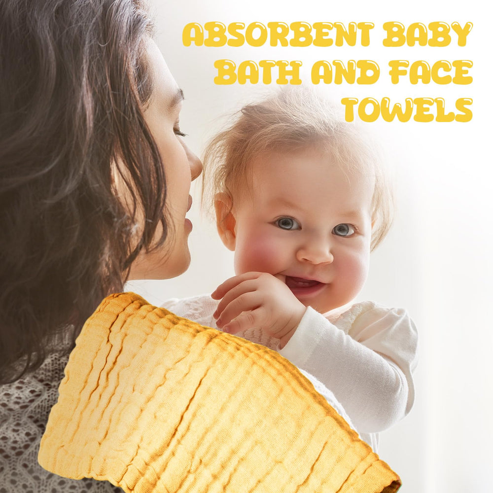 Breling baby muslin washcloth gift pack presents a practical baby care accessory.