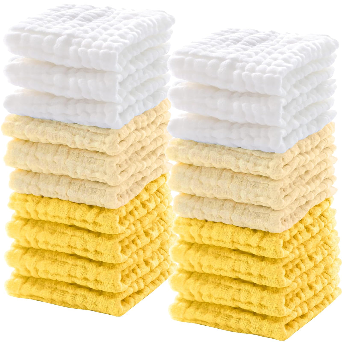 Breling baby muslin washcloth white is extra-soft and gentle for newborn care.