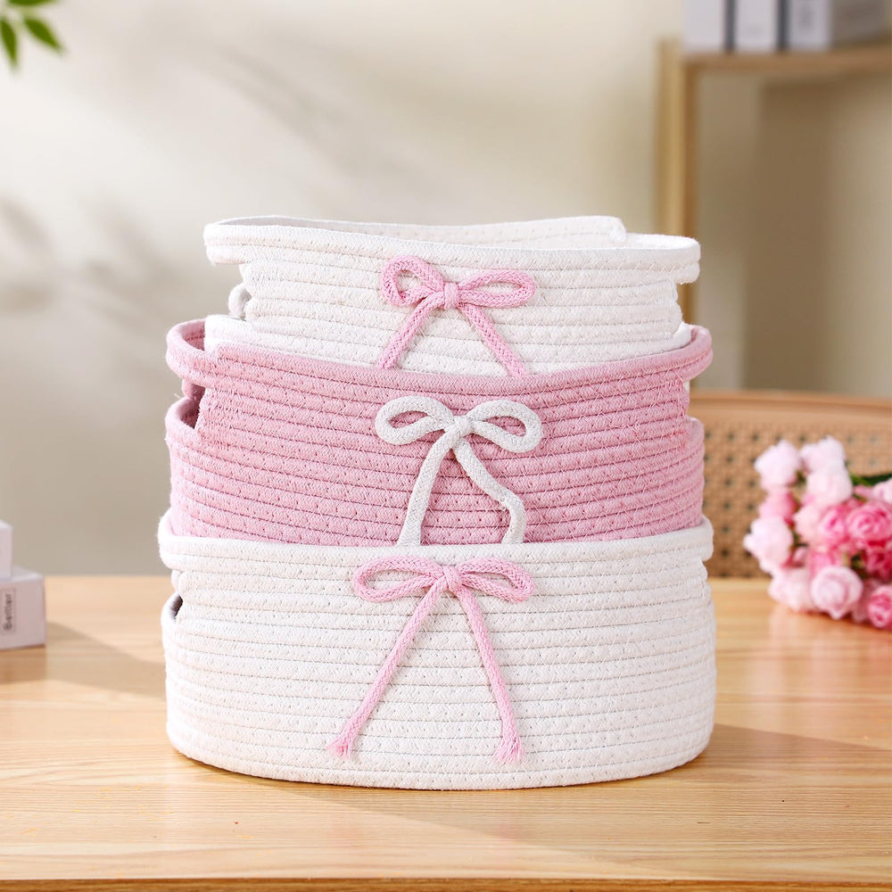 Breling Coquette bow pink white colorway suitable for gifts and home organization