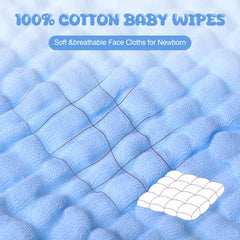 Breling six-layer muslin cloths show enhanced absorbency and softness.