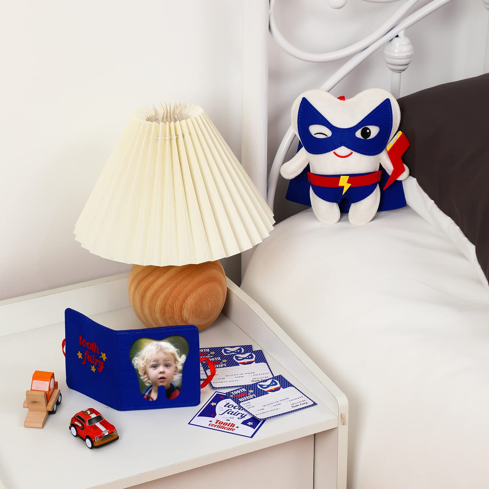 Breling Tooth Pillow Kit back cloak detail adds playful character