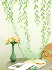 Breling Willow Voile Curtains sunlight filter through sheer fabric to soften daylight