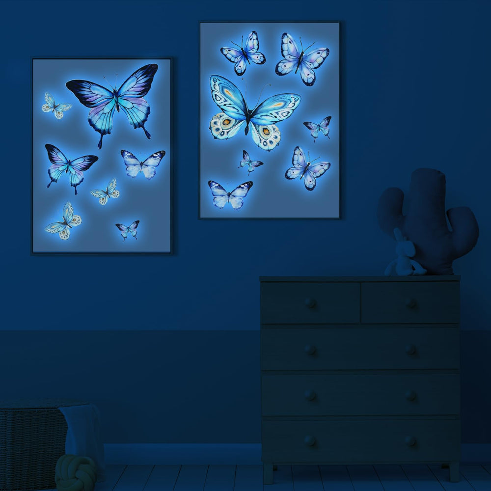 Bremorou ceiling-wall glow-butterflies suitability for smooth surfaces and easy placement.