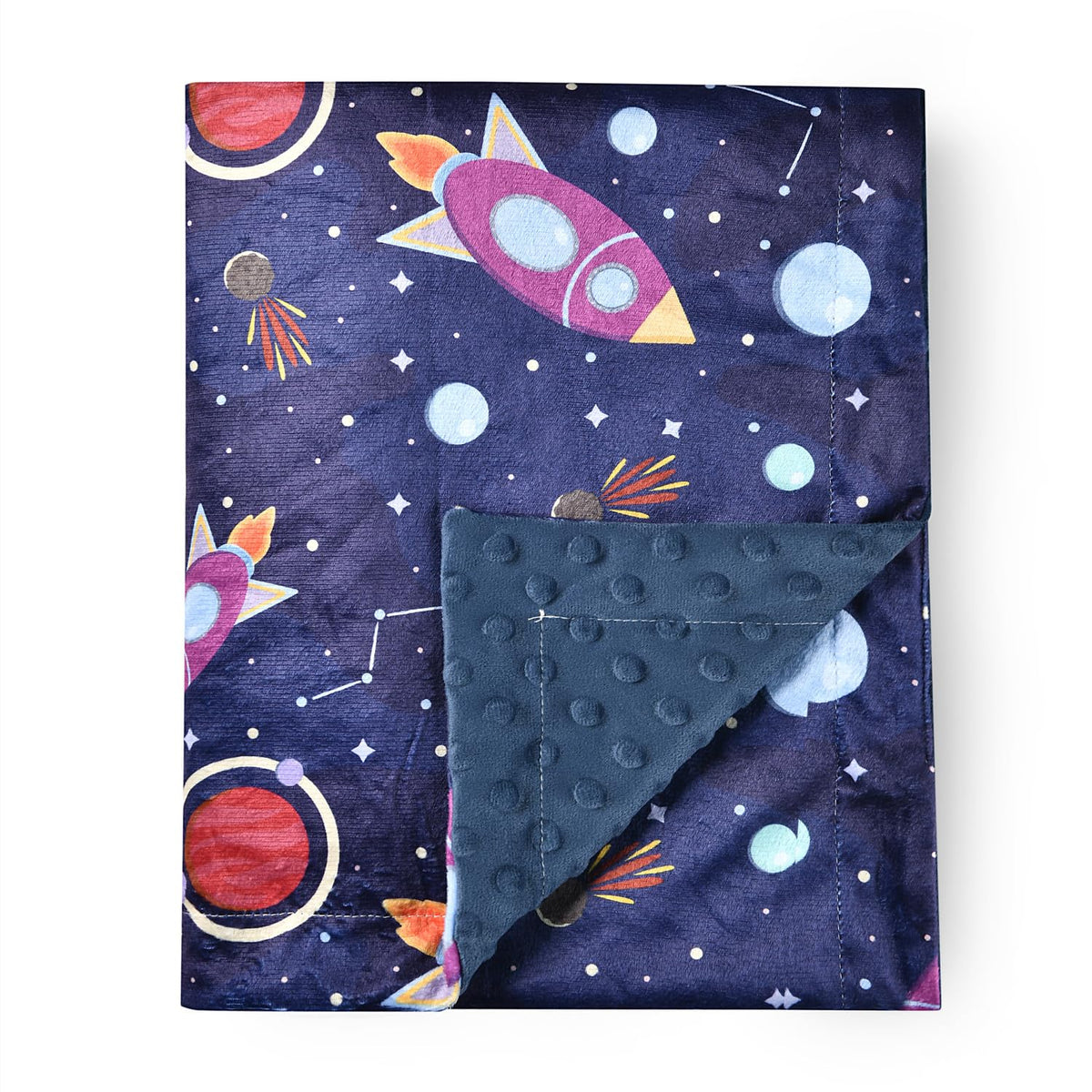 Brenaly baby blanket soft-minky-fabric offers gentle warmth for newborns.
