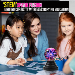 Brewish plasma ball desk setup adds futuristic vibe for work and study