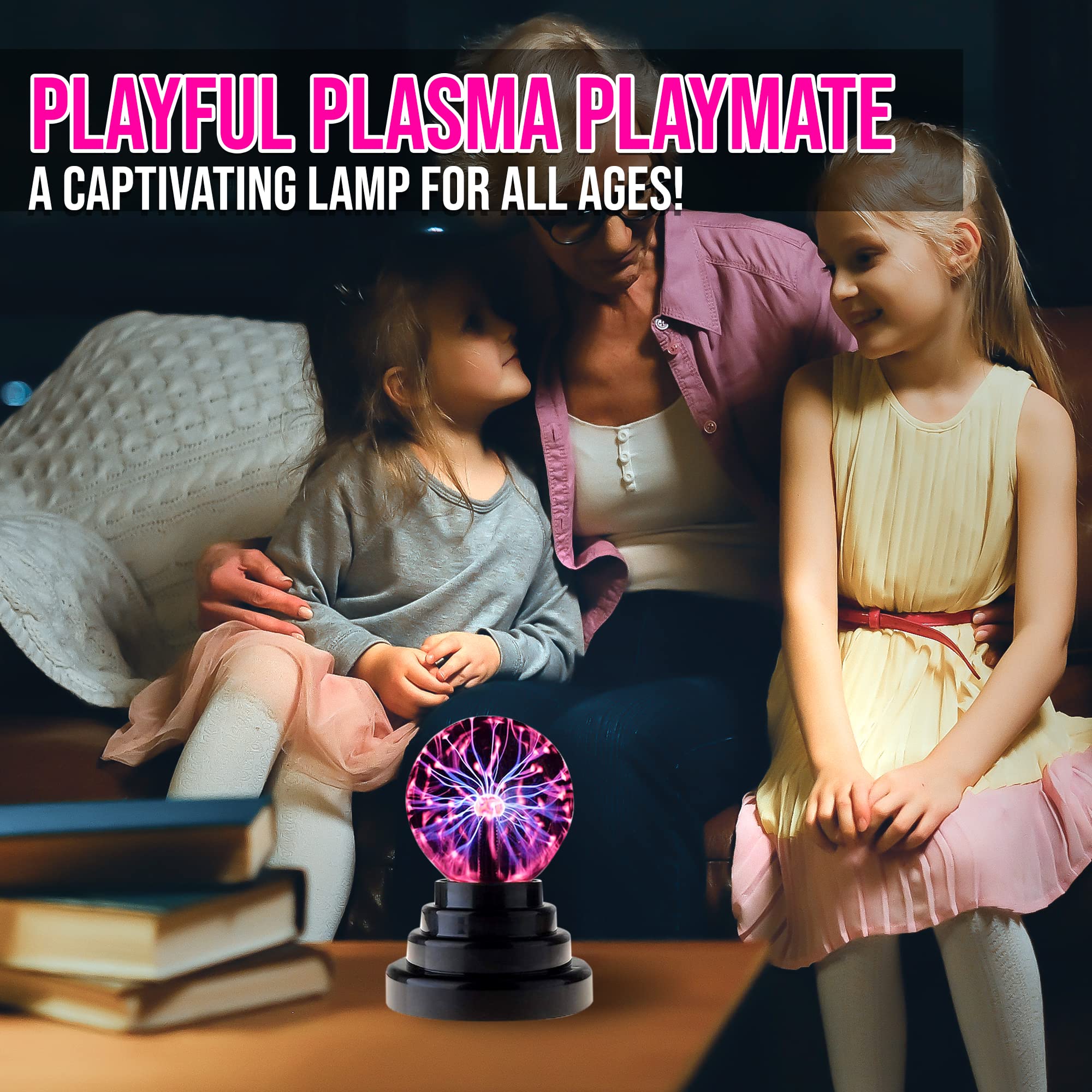 Brewish plasma ball night light adds soft glow for late evenings