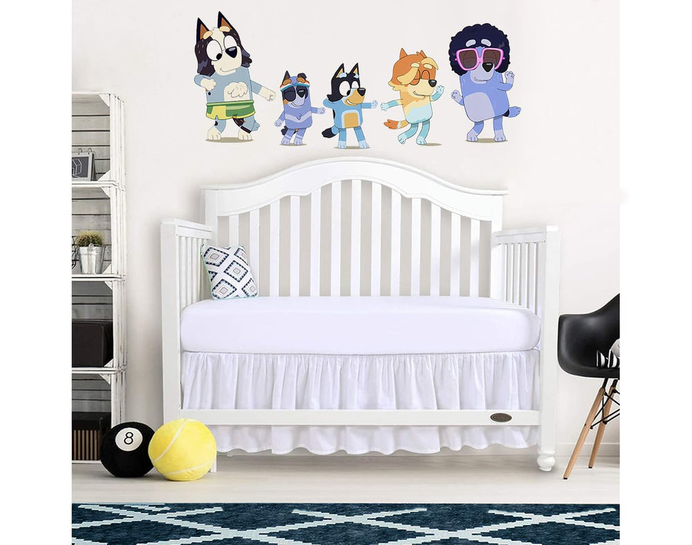 Bright Bedding microfiber texture suggests breathable, durable nursery coverage.