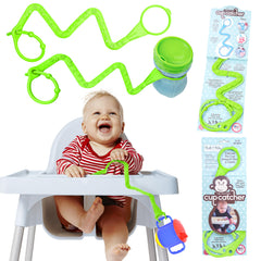 Brilli Baby Cup Catcher close-up showing a secure tether keeps cups attached during outings.
