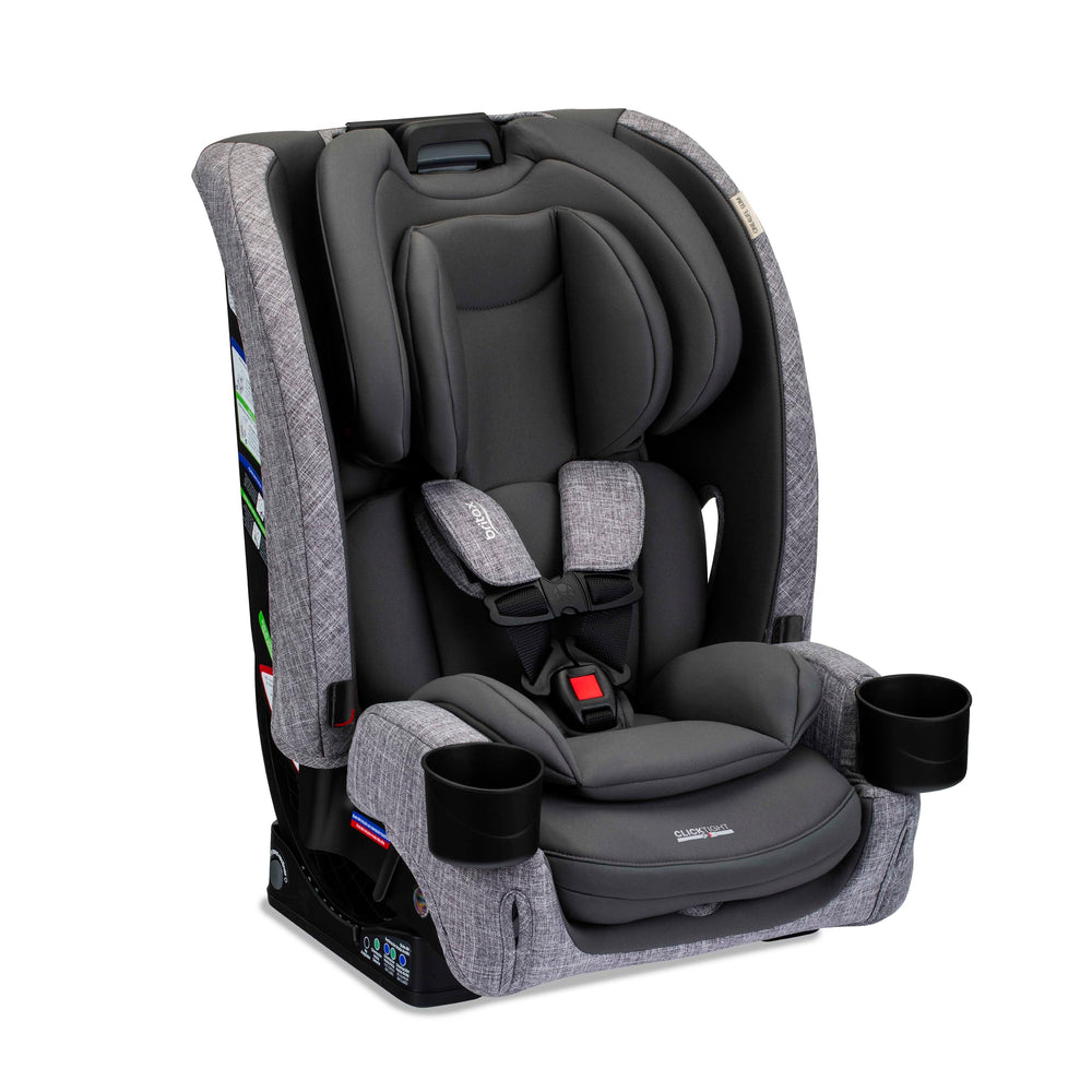Britax One4Life Slim rear-facing setup with ClickTight for infants.