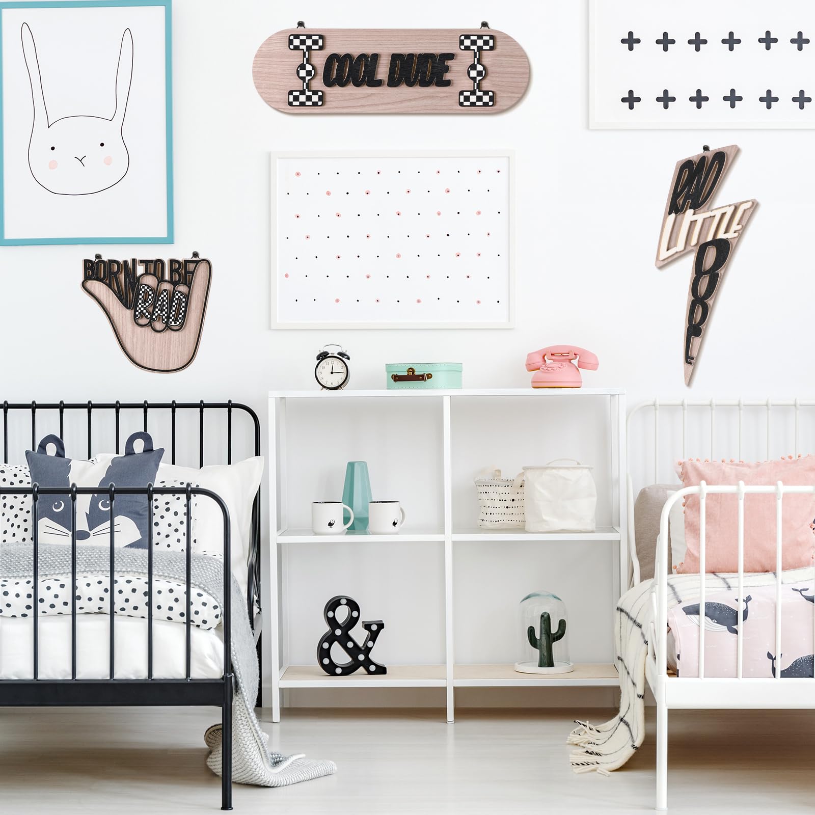 Briwooody Dorm Room wood wall decor fits various spaces.