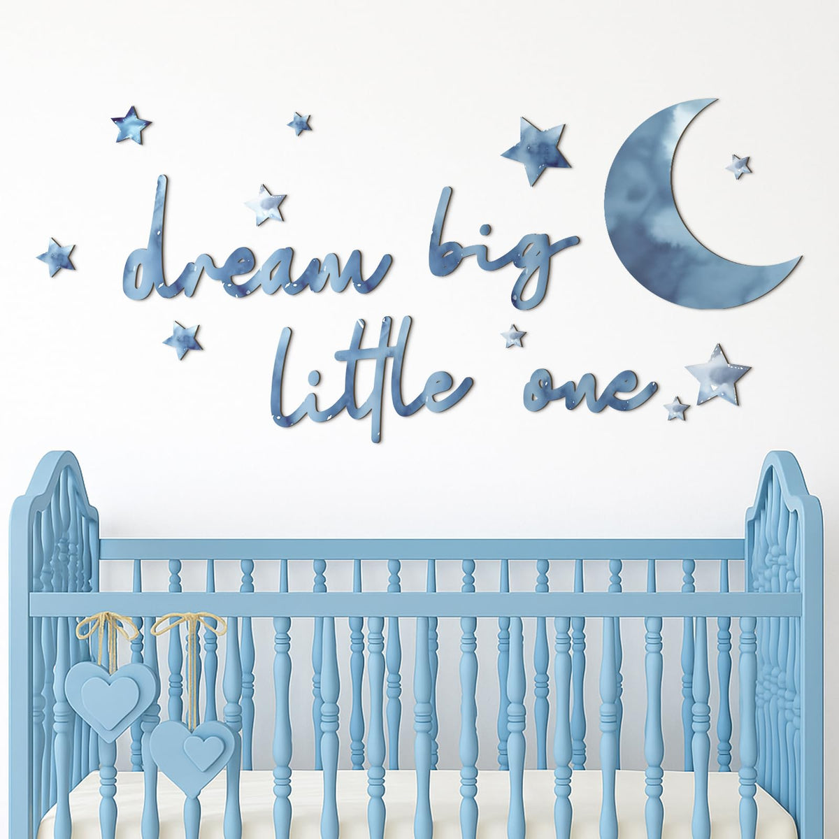 Briwooody dream big sign wall art enhances nursery inspiration and playful decor