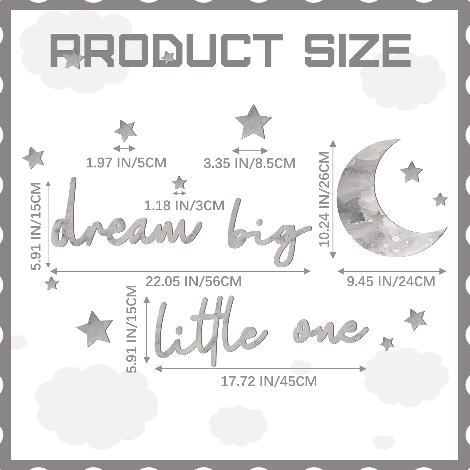 Briwooody Moon Sign decor creates a calming celestial ambiance for nurseries