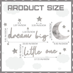 Briwooody Moon Sign decor creates a calming celestial ambiance for nurseries