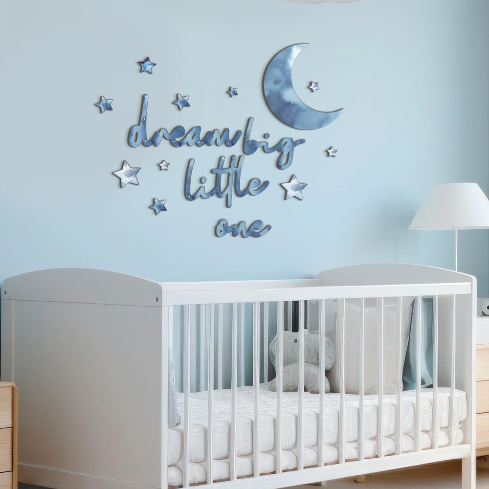 Briwooody nursery decor set blue complete wall art for cozy bedrooms
