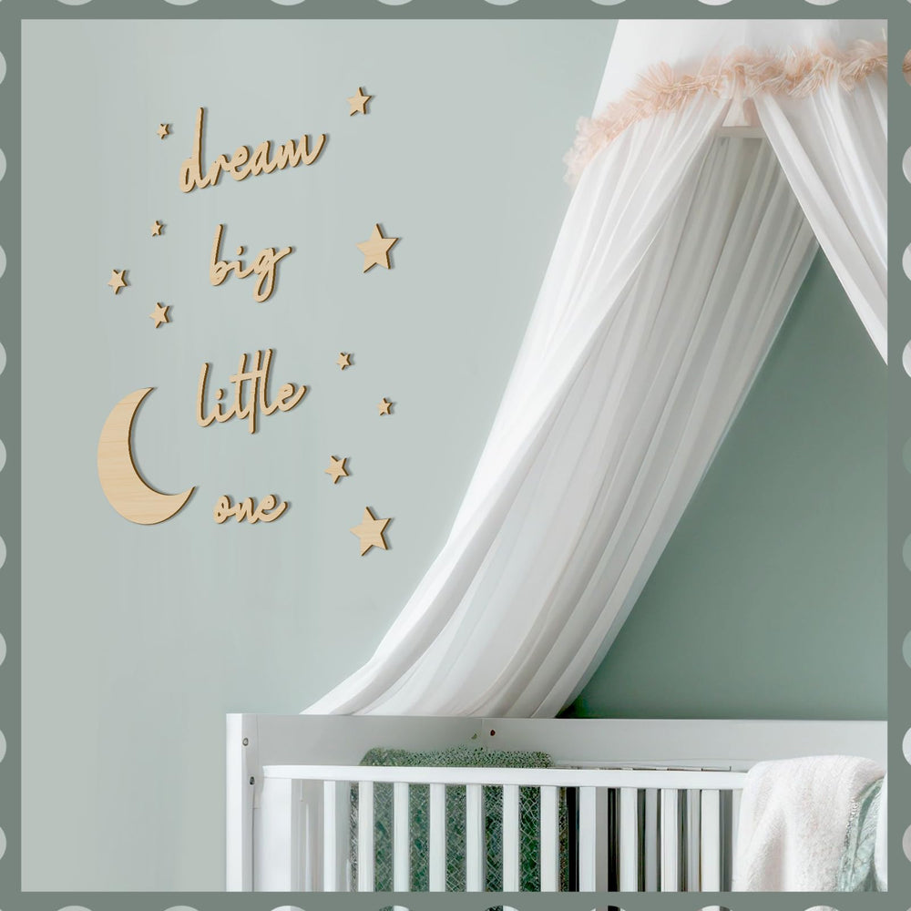 Briwooody Small star wall decor adds whimsy to play area