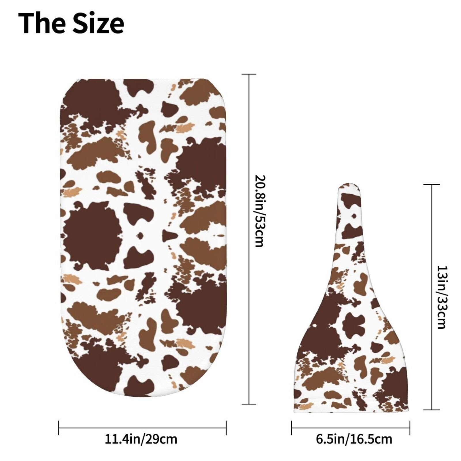 Broiteid cow-print set suits daily wear across all four seasons.