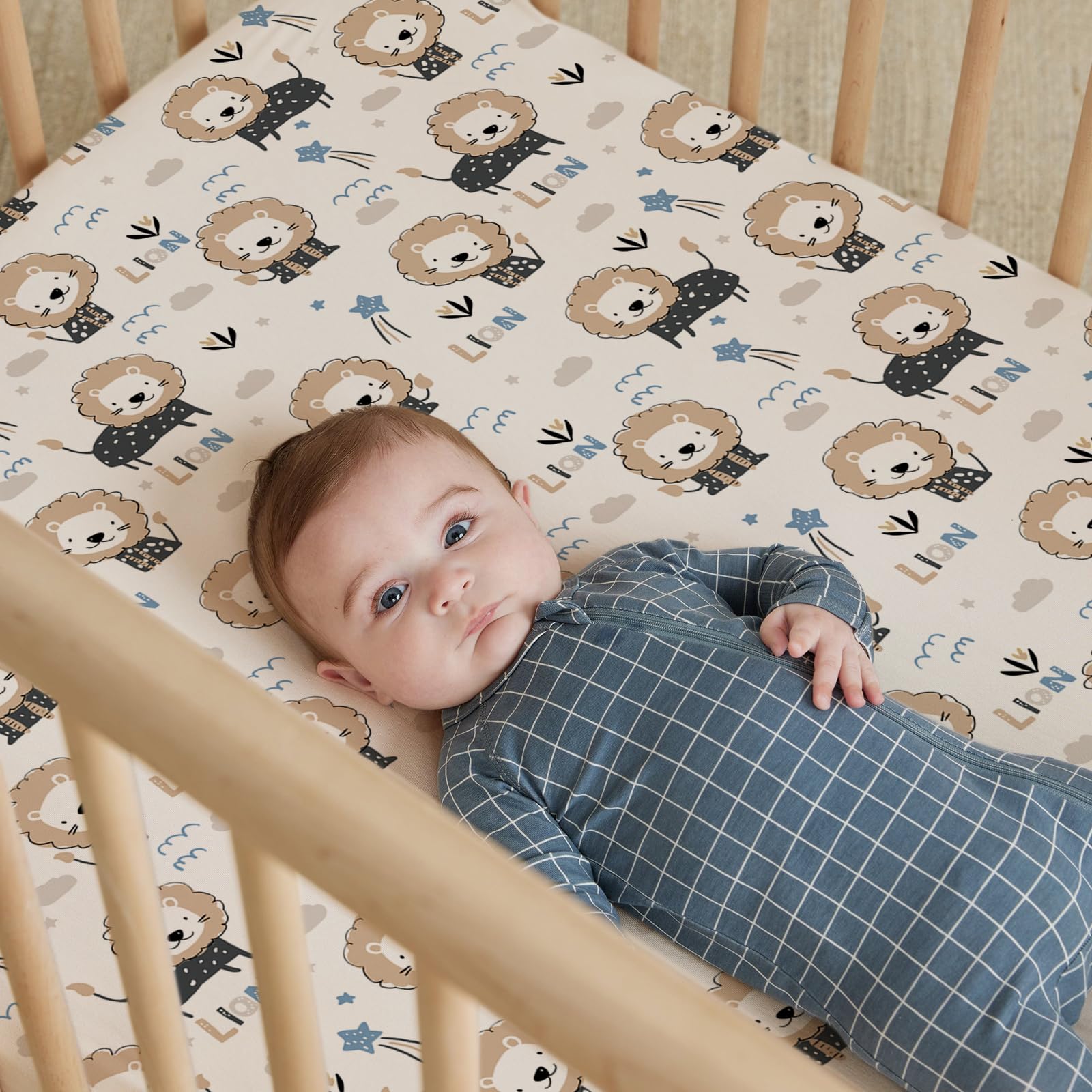 BROLEX nursery-ready crib sheets coordinate decor for play and sleep routines