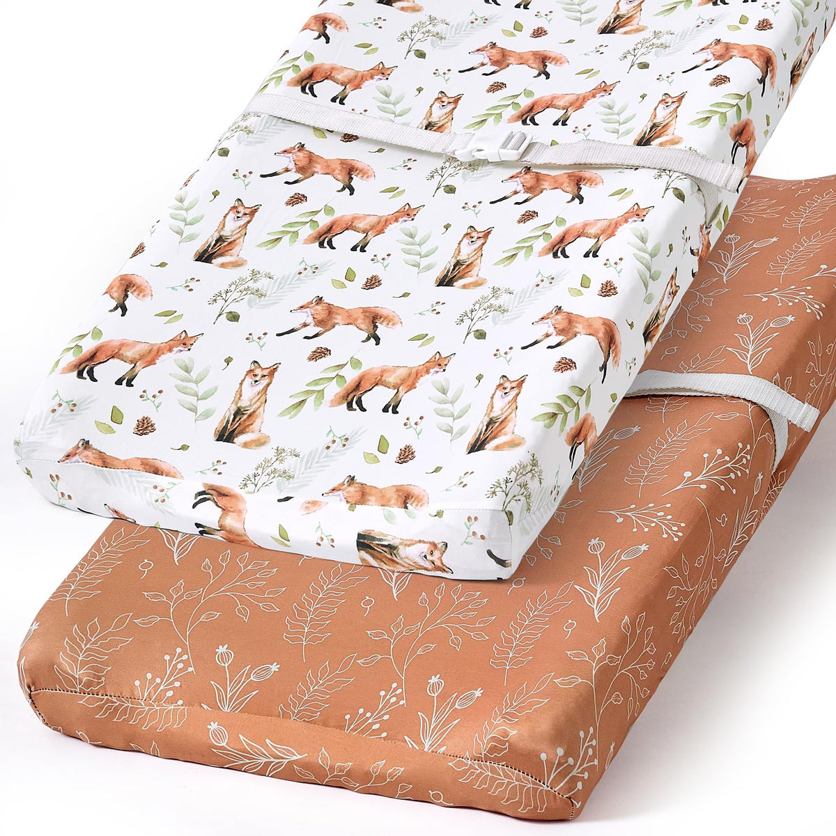BROLEX changing pad cover Fox Foliage soft touch for gentle diaper changes