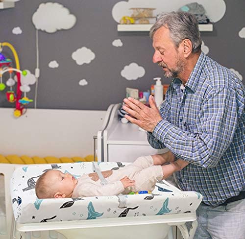 BROLEX soft hypoallergenic fabric changing pad cover feels gentle on babies' skin