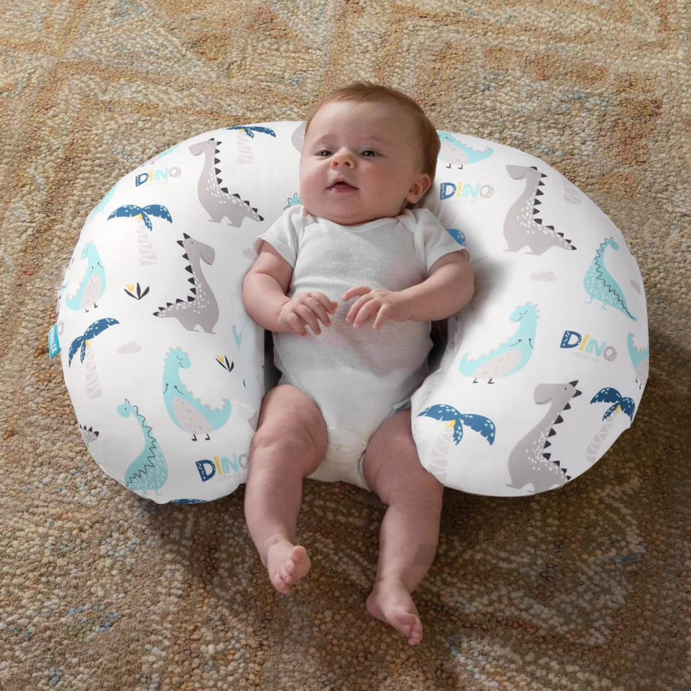 BROLEX machine-washable nursing pillow cover stays vibrant after washes