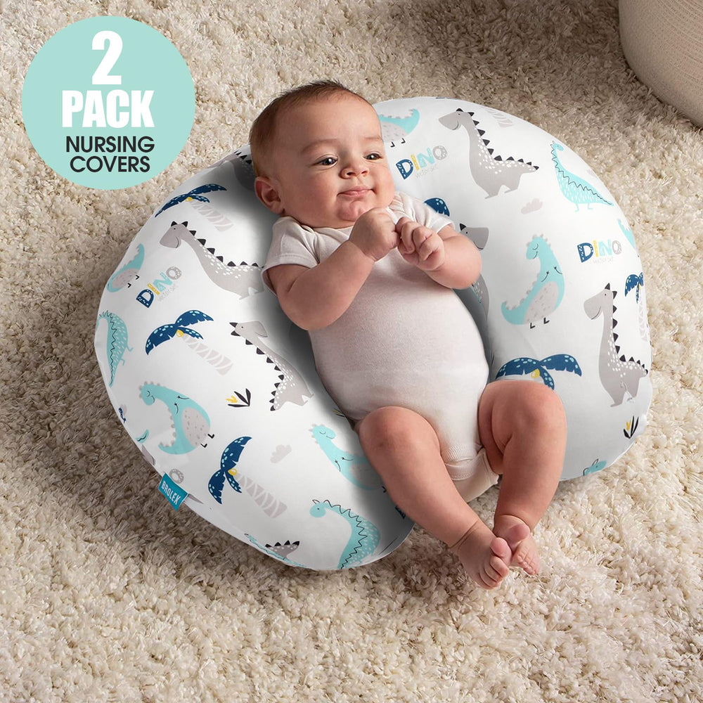 BROLEX original-boppy pillow-cover elastic-fit keeps it secure during feeding