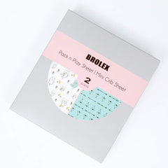 BROLEX Pack n Play Sheets stretchy edges—secure fit during playtime and gentle sleep.