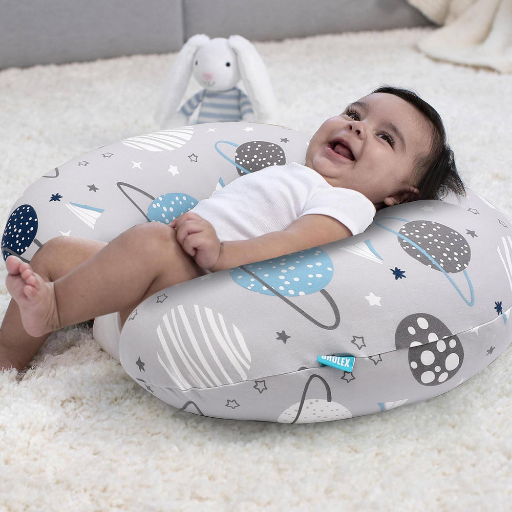 BROLEX Space Planet with elastic edges demonstrates snug fit to prevent slipping.