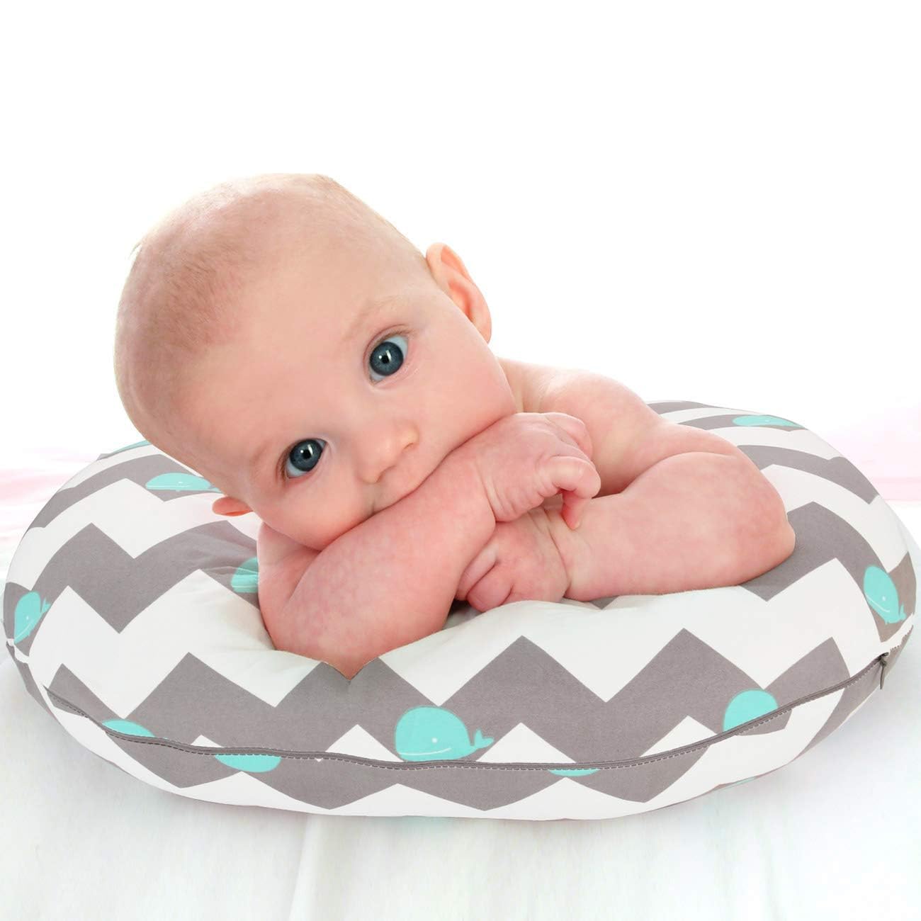 BROLEX stretchable pillow covers snug fit during feeding and tummy time