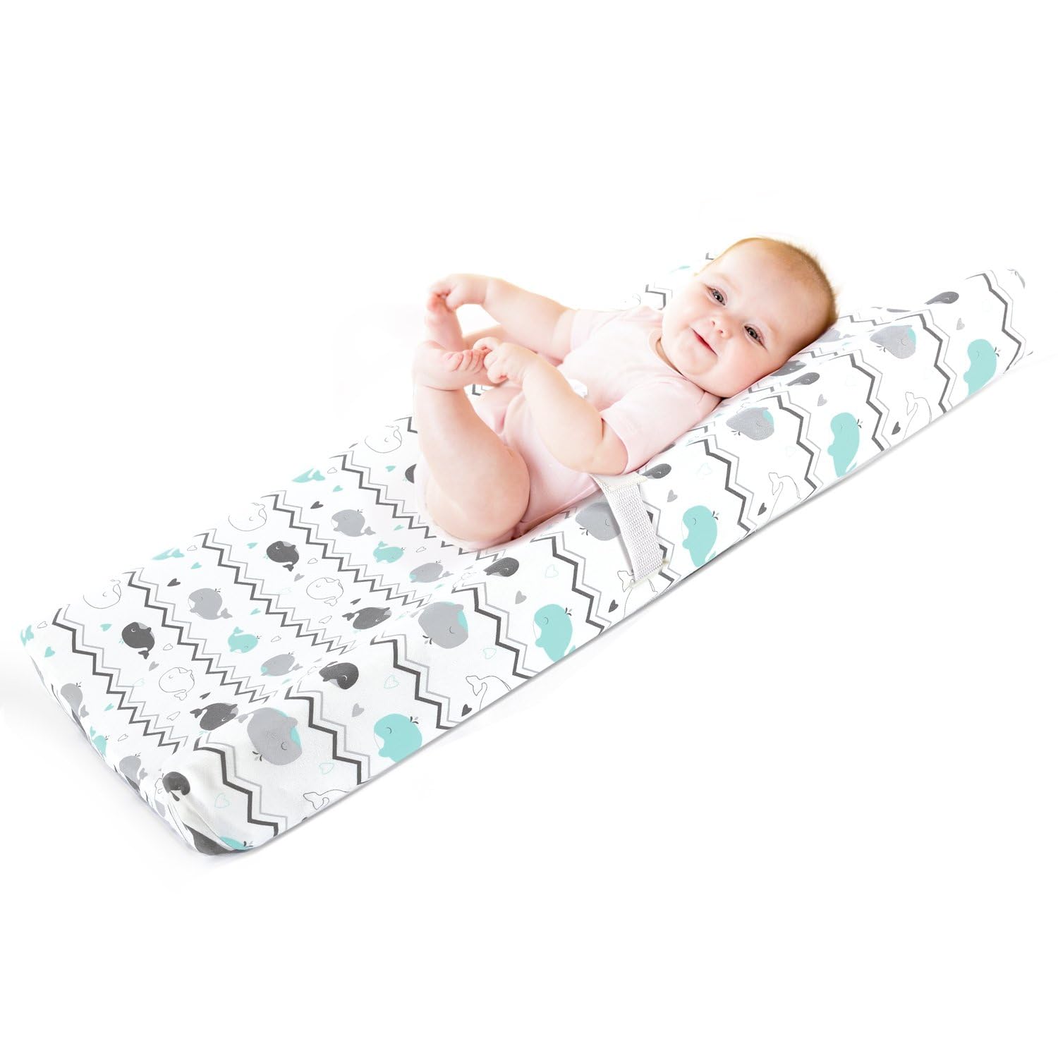 BROLEX elastic-edge secure-fit keeps cover in place on standard changing pads