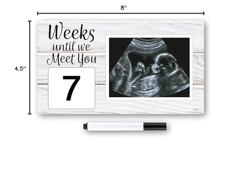 Brothers Bench gender-reveal decor frame complements farmhouse nursery keepsake display