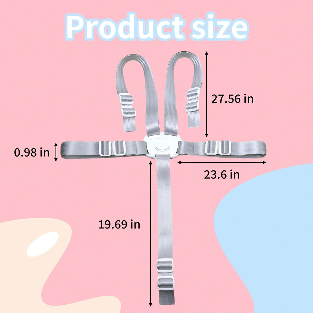 Brougetme adjustable harness straps showing growth-friendly configuration