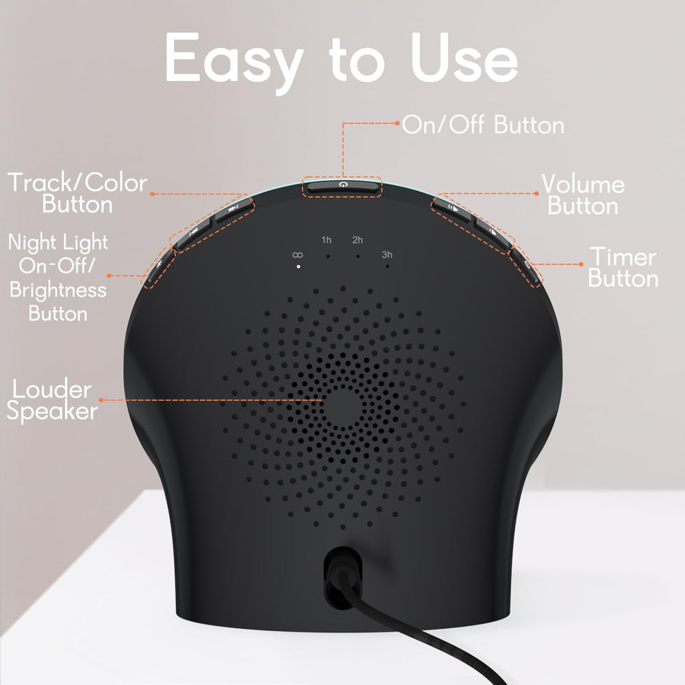 BrownNoise night light for adults and elders with safe bedside illumination