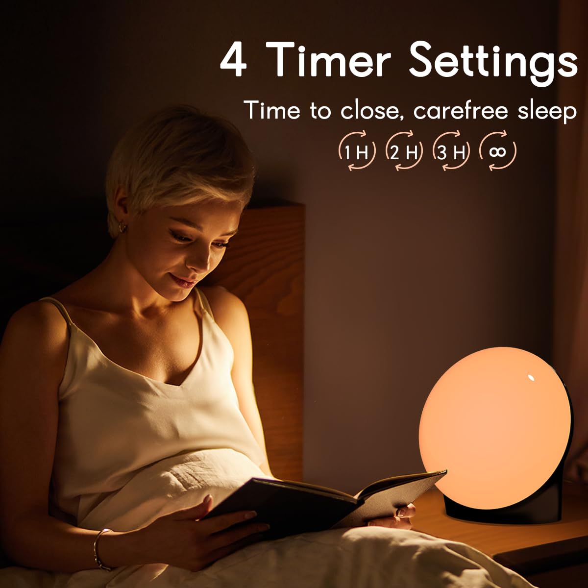 BrownNoise night light in a kids room for bedtime routine