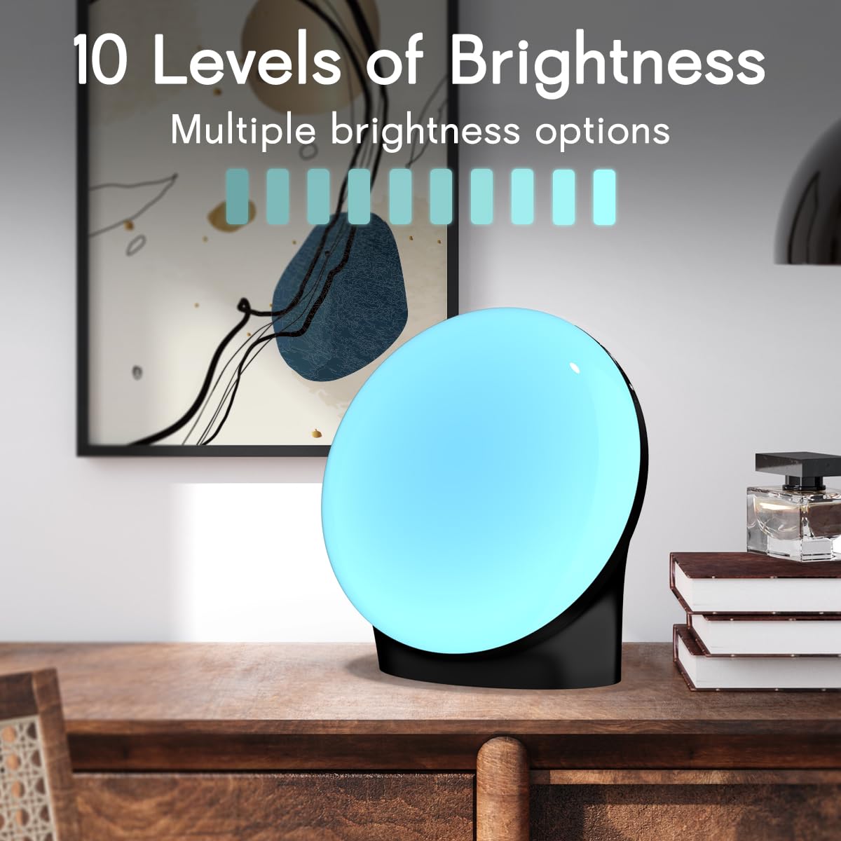 BrownNoise night light features timer settings for auto-off