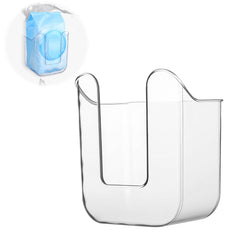 Bruislard wipes dispenser wall-mounted, clear view keeps wipes accessible and organized.